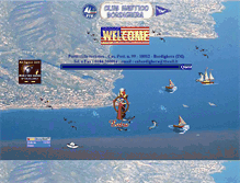 Tablet Screenshot of clubnauticobordighera.it